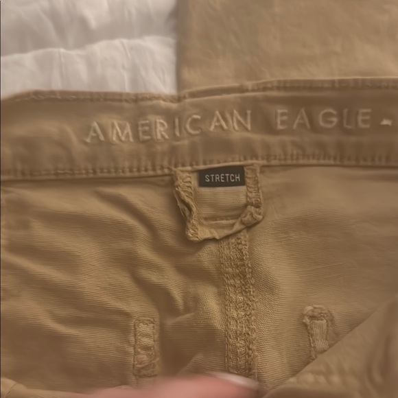 American Eagle Tan Cargo Pants - Picture 3 of 5